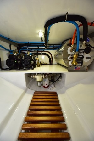 Spotless bilge area