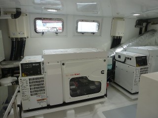 Generators in insulated room