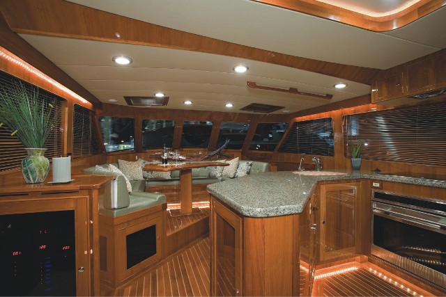 Yacht Dining Area 
